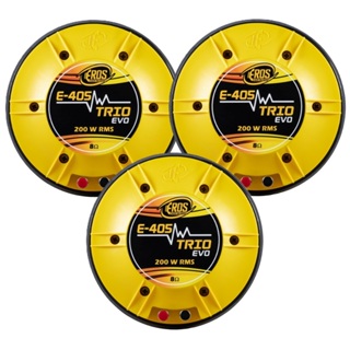 Kit 3 Driver Eros E405 Trio EVO Amarelo 200w 8 Ohms Profissional E-405 Fenolico 2 polegadas E 405 em Oferta na Shopee