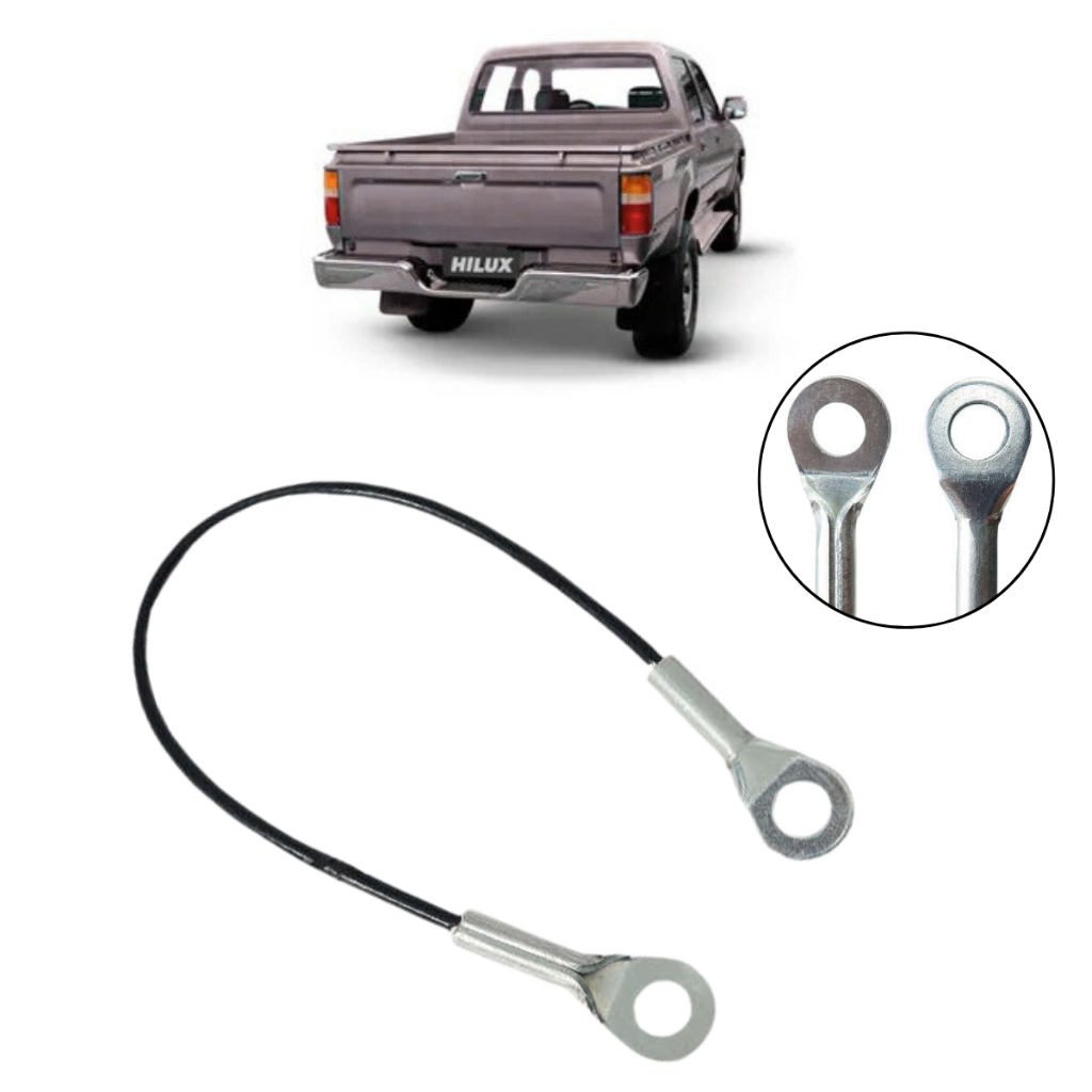 Cabo Limitador Da Caçamba Tampa Traseira Toyota Hilux 1992 A 2005