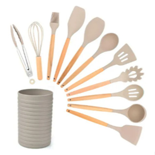 Kit de Utensílios de Cozinha 12 Peças - Completo e Prático, Ideal para Facilitar em Oferta na Shopee