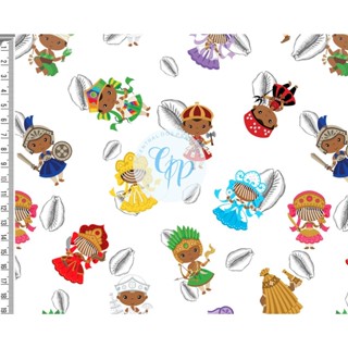 Tecido OXFORD estampado digital - Orixás em Oferta na Shopee