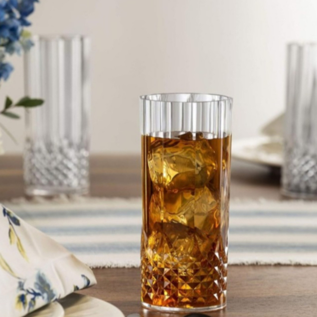 Jogo de 6 Copos Altos Long Drink D'arques 330ML - Gamma em Oferta na Shopee