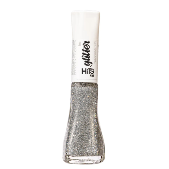 Esmalte Glitter Diamante Estrela Hits 8ml - Beauty