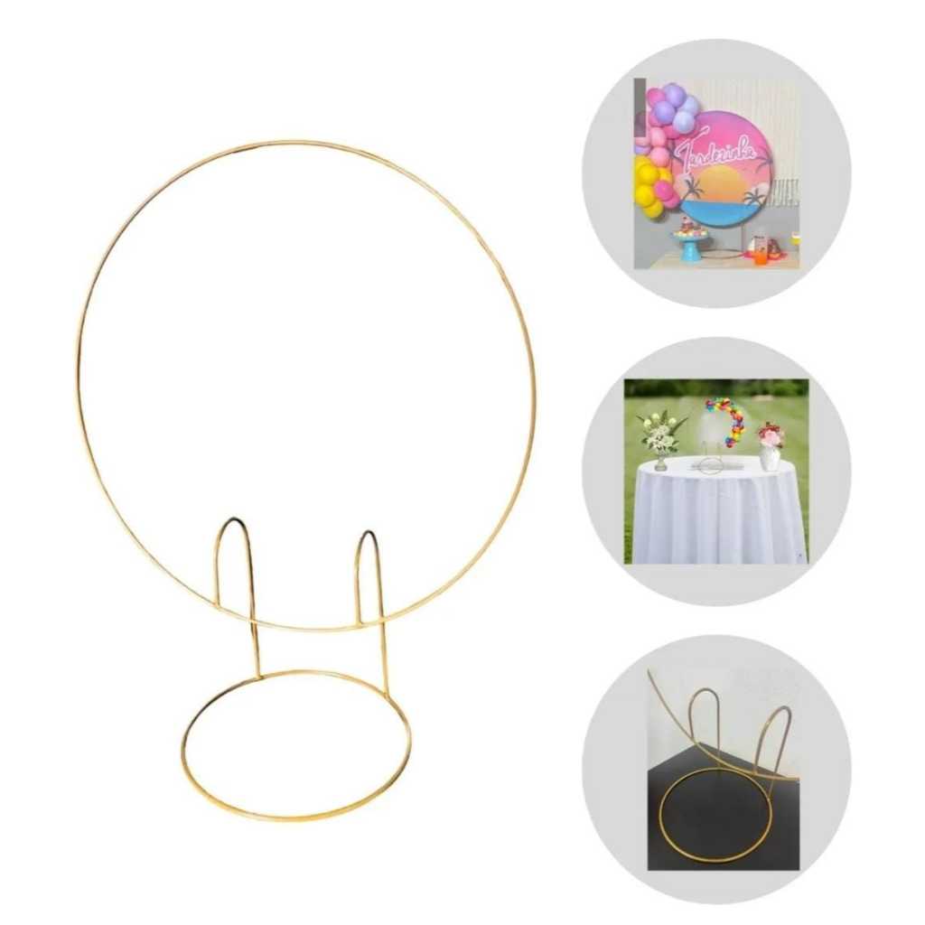 Arco De mesa 50 cm Para Tecidos E Bexigas Decoração Festa em Oferta na Shopee