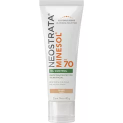 Protetor Solar Facial Neostrata Minesol Oil Control FPS70 Pele Clara Com 40g