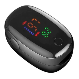 Oxímetro de Dedo de Pulso Digital Batimento Cardíaco Monitor de Frequência  (Upgrade de qualidade）