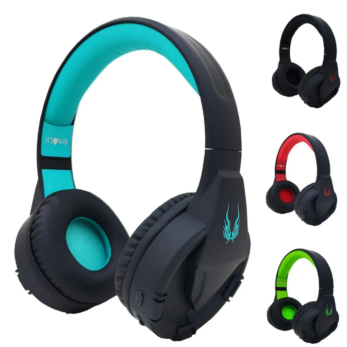 Fone de Ouvido Bluetooth Sem Fio Inova Original Headphone Wireless