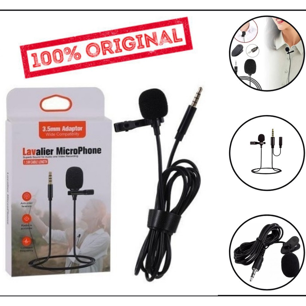 🎤 Microfone de Lapela Profissional Lavalier P2 – Áudio Impecável no Bolso! 🌟