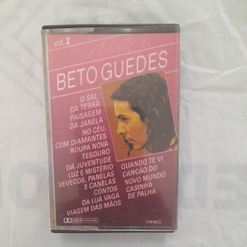 fita cassete Beto Guedes o talento de Beto guedes