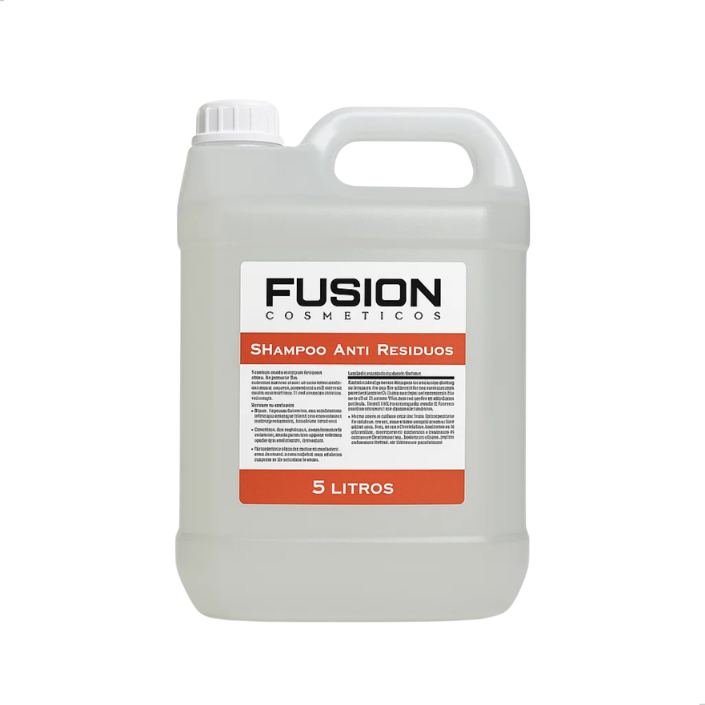 Shampoo Antirresíduo Hidratação Limpeza Nutrição Lavatório Salão Profissional 5L Fusion Cosméticos