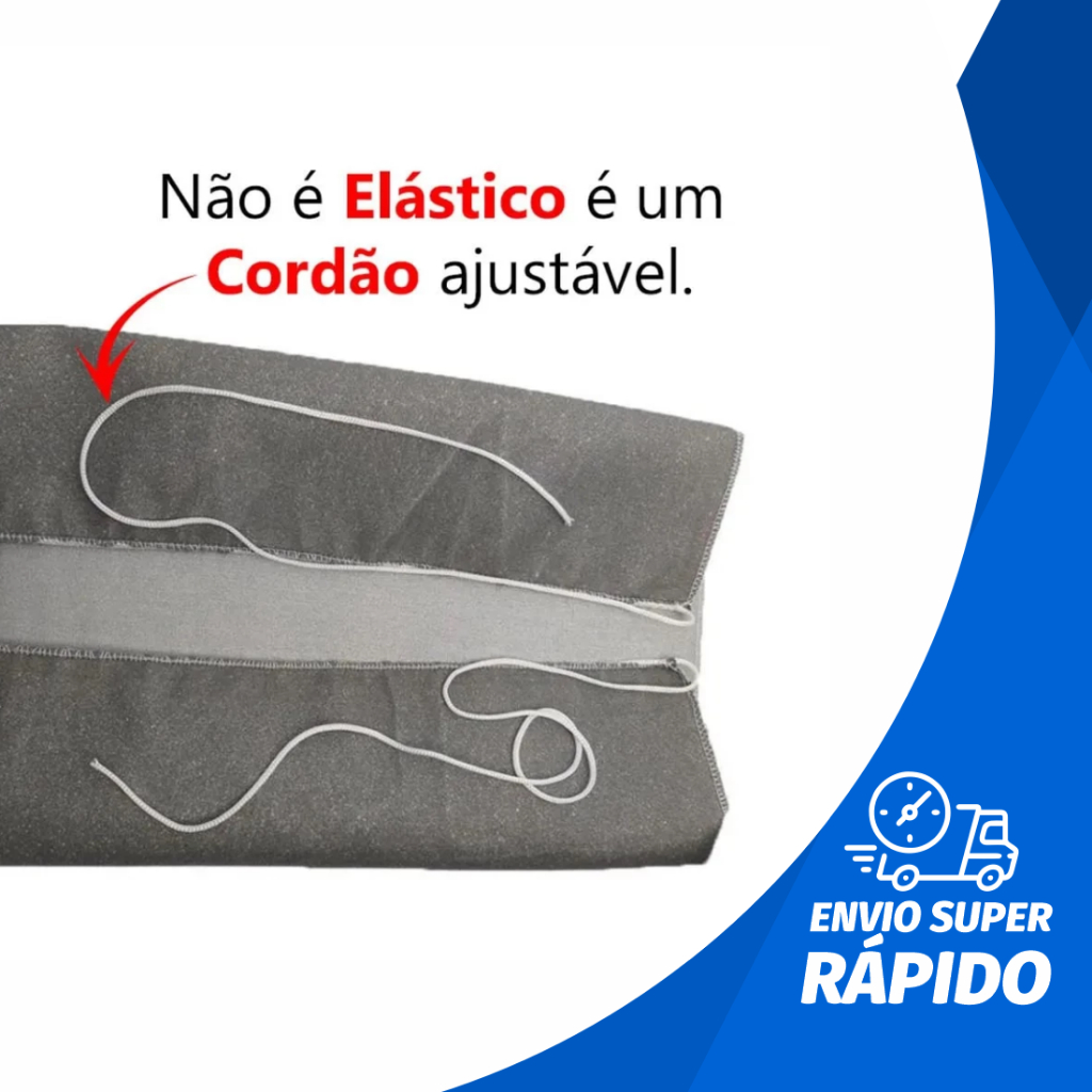 Capa Térmica Tábua de Passar Ajustável Aluminizada Espuma Forro Metalizado