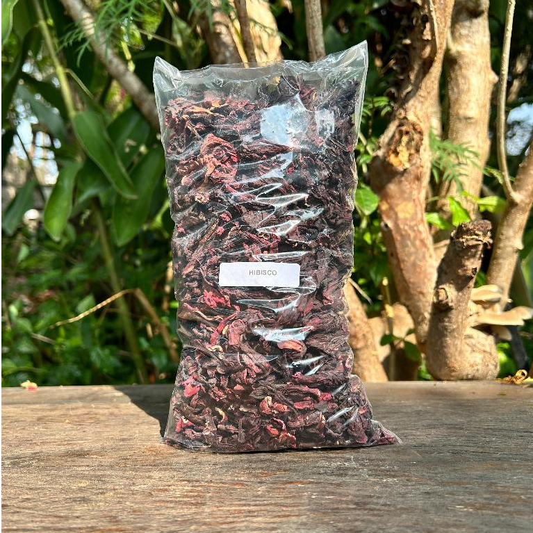 flor de hibisco desidratado canteiro de ervas 250 gramas a 750 gramas em Oferta na Shopee