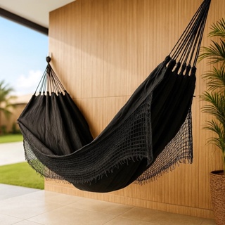 Rede De Dormir Descanso Jeans Gigante Resistente Algodao Deluxe em Oferta na Shopee