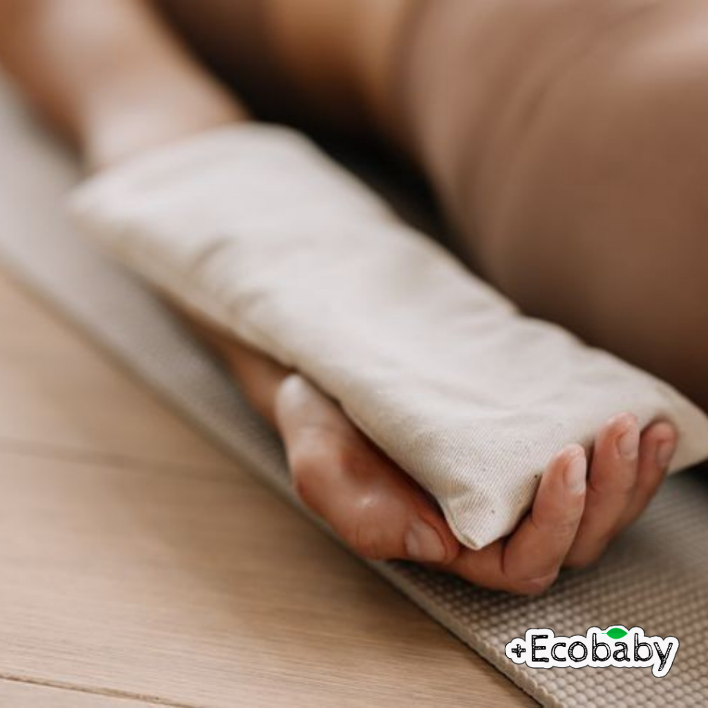 Imagem Travesseiro Térmico de Sementes e Ervas | Bolsa Eye Pillow Relaxante para Olhos, Cólicas Meditação.
