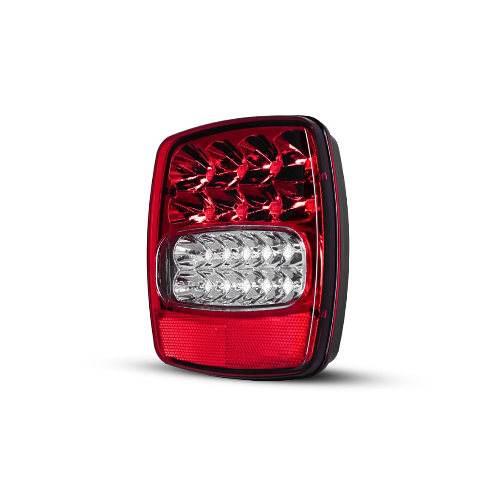 Lanterna Led Bob Marmitão com luz de placa embutida. Lanterna Premium Marca Outliers 24v