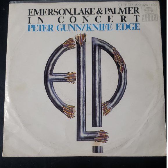 EMERSON LAKE AND PALMERIN CONCERT PETER GUNN/KNIFE EDGE - COMPACTO IMPORTADO JUKEBOX