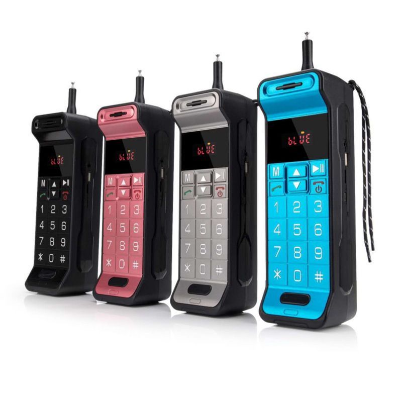 Caixa De Som Bluetooth Portátil Com Bateria Potente Formato de Telefone Ligação Viva-Voz Radio FM em Oferta na Shopee