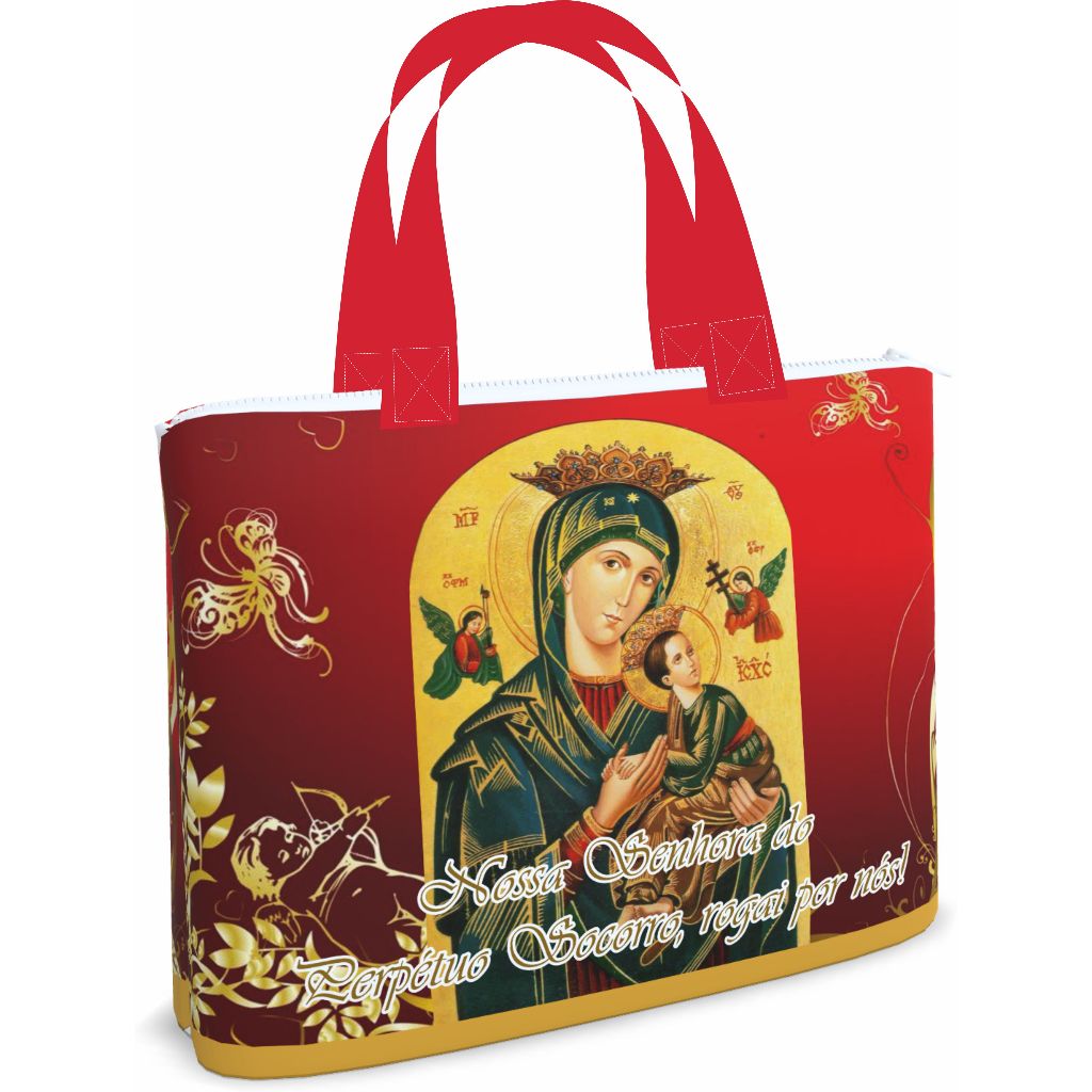 Bolsa Sacola Pasta Ecobag 45x35_ Nossa Senhora do Perpetuo Socorro