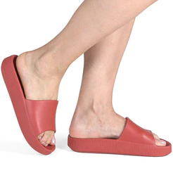Chinelo Feminino Slide Usaflex Chinelo Poofy Plataforma Eva Conforto Leve e Macio