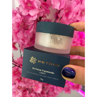 Pó Facial Petrizi Translúcido - Light - 15g em Oferta na Shopee