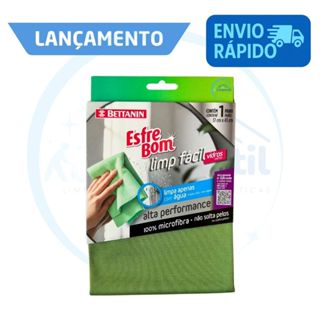 Pano Limp Fácil Vidros EsfreBom para Limpeza de Vidros Espelhos Telas Apenas com Água - Bettanin em Oferta na Shopee
