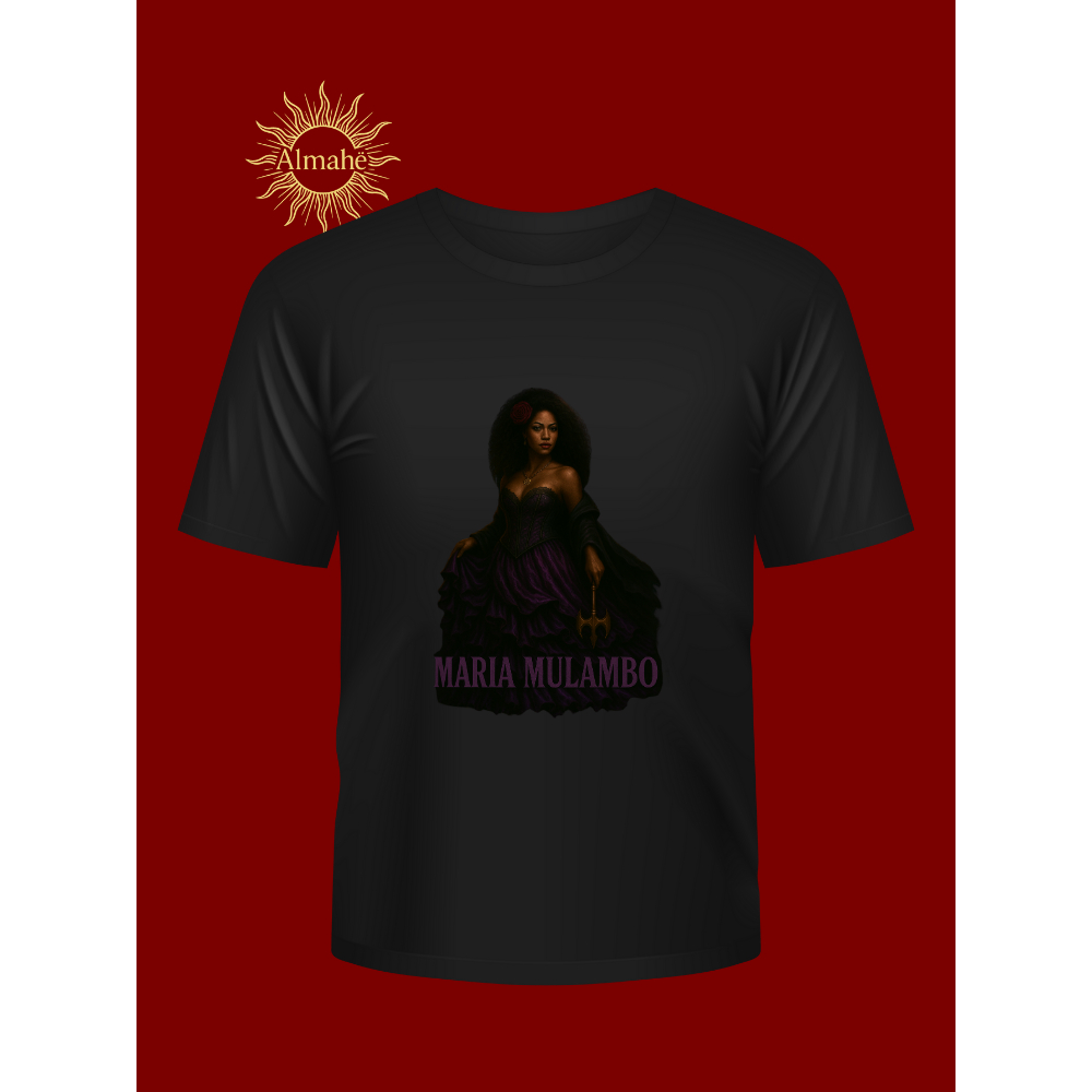 Camiseta Pombagira Maria Mulambo - candomblé/umbanda/quimbanda -  unissex 100% algodão
