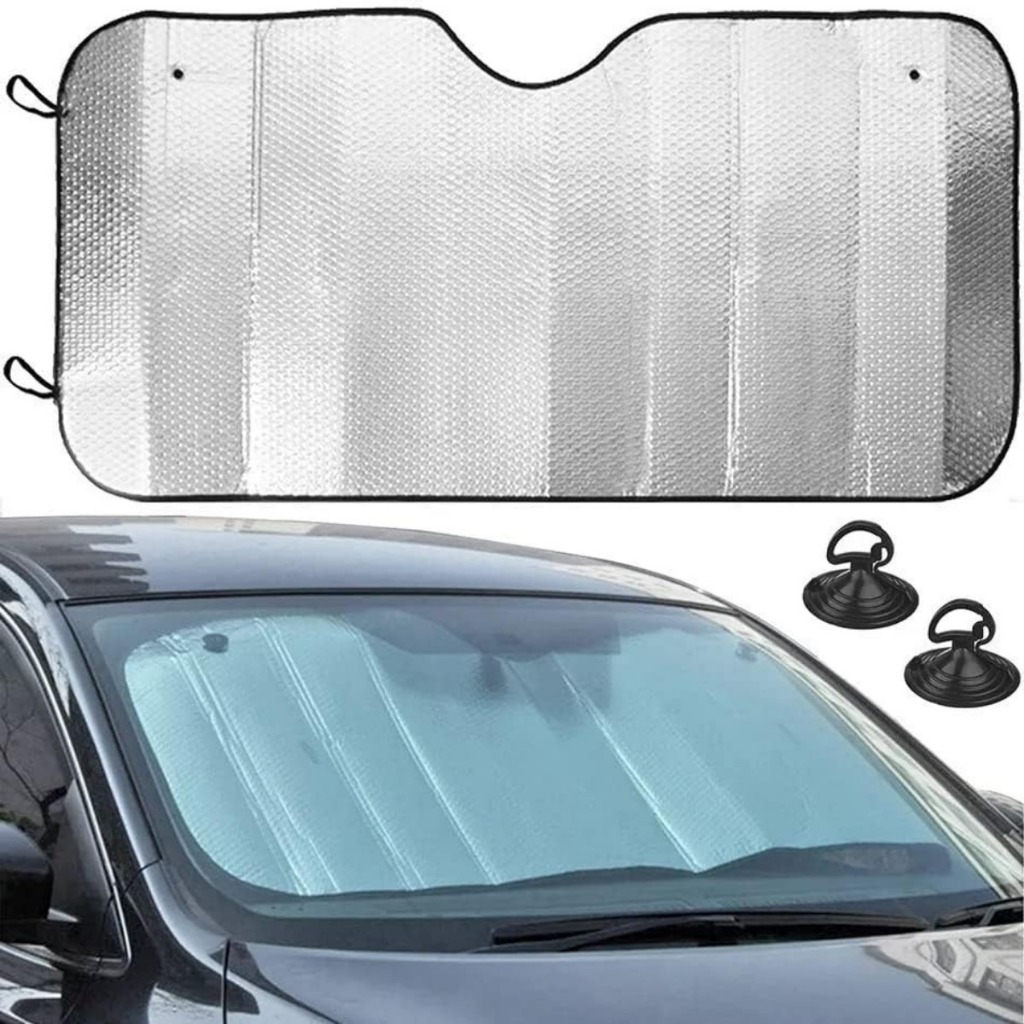 Protetor Solar Parabrisa Painel De Carro 60x130cm Corta Sol Para Carros Universal
