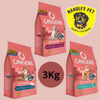 Origens Premium Especial 3Kg Gatos Castrados Sabores Carne / Frango / Salmão em Oferta na Shopee