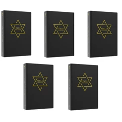 Kit 5 Bíblias BKJ Estrela de Davi Capa Dura Letra Média