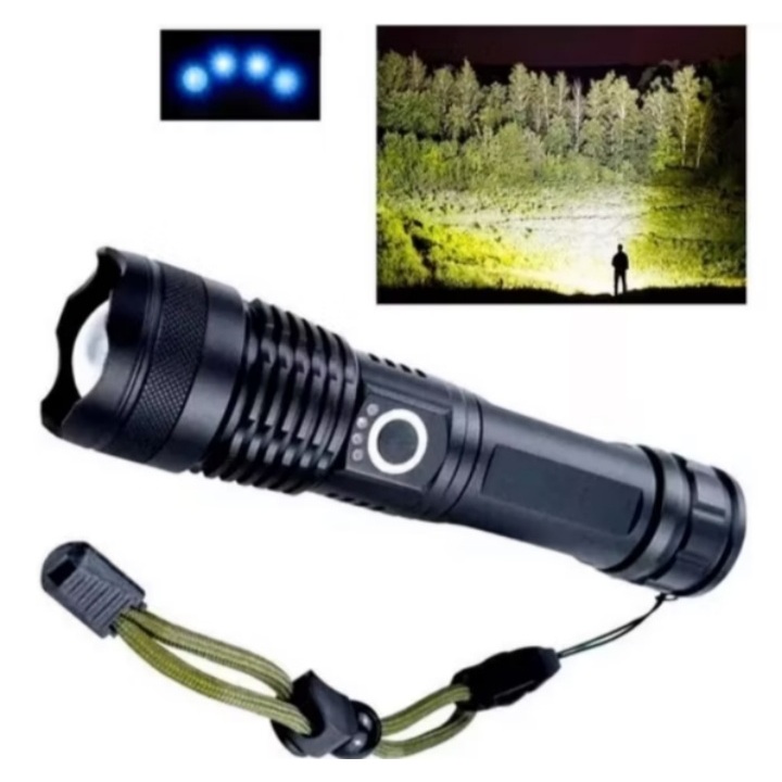 Lanterna Tática Militar T9  9990000w Recarregável