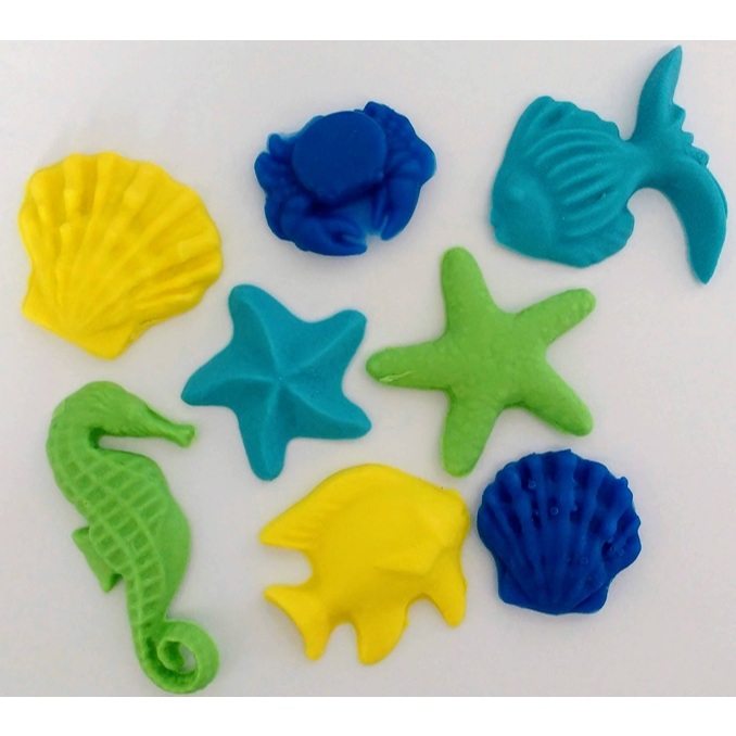 25 Mini Sabonete Marítimo Fundo Do Mar Peixes para Lembrancinha ( Escolher cores e aromas chat) em Oferta na Shopee