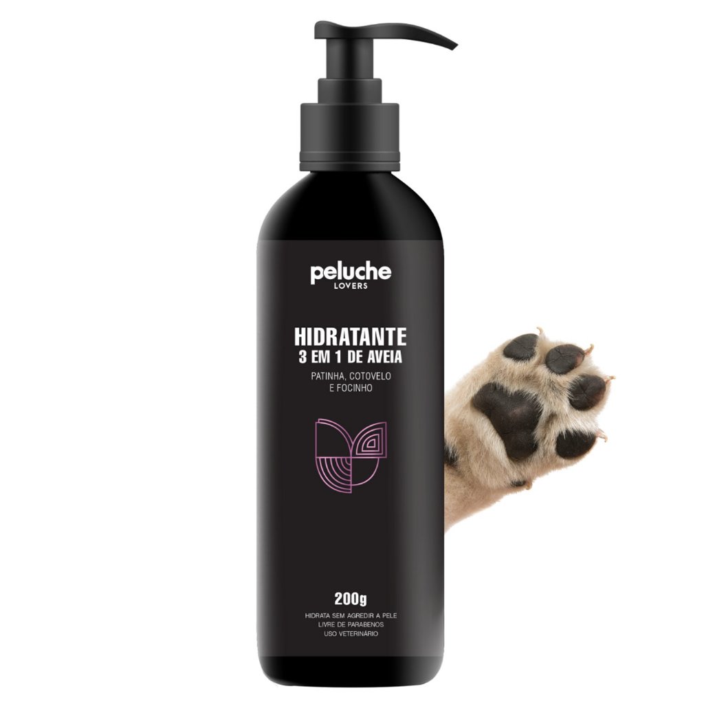 Hidratante Pet Peluche Para Focinho Cotovelo E Patinhas Cães e Gatos