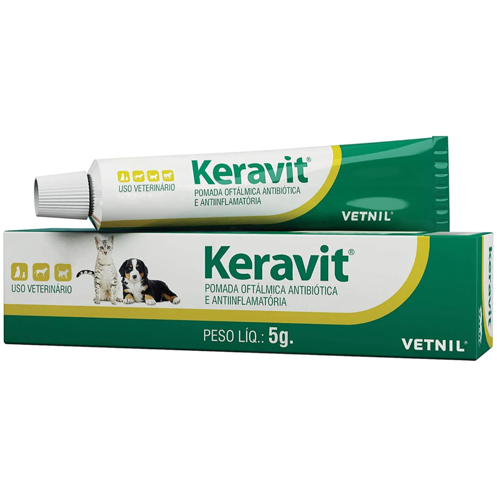 Creme Keravit 5g Para Cães e Gatos Vetnil