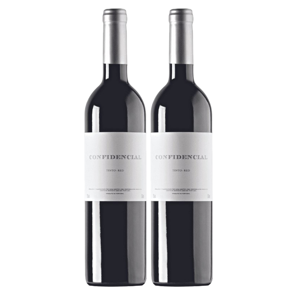 Kit 2 Un Vinho Tinto Meio Seco Confidencial 750ml - Food & Beverages