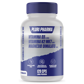 Colecalciferol 250mcg  (10 mil)  + K2 MK7 120mcg + Dimalato 250mg C/120 Cps em Oferta na Shopee