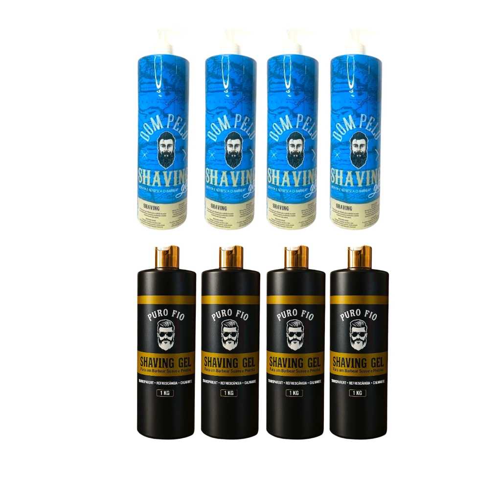 Combo 10 shaving com 5 shaving Puro fio + 5 shaving dom pelo - envio imediato