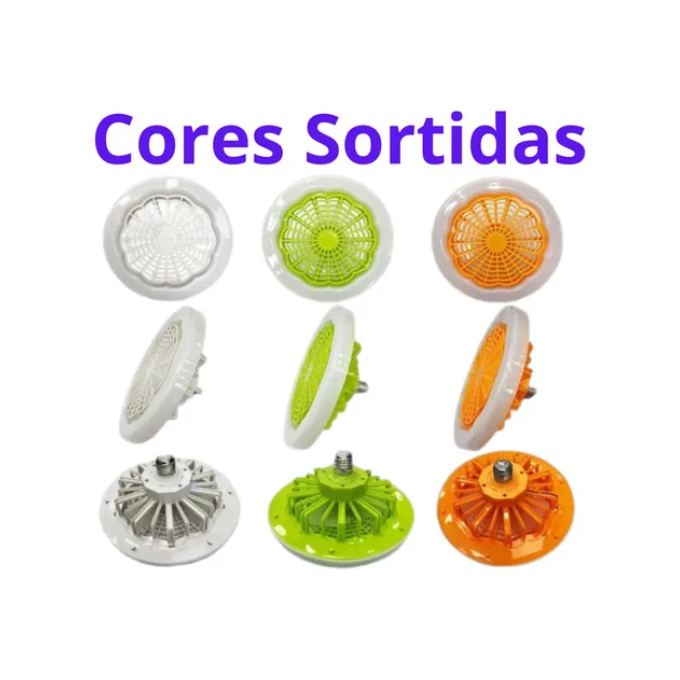 ! Ventilador de Teto Luminária LED Controle – 2 em 1, Super !