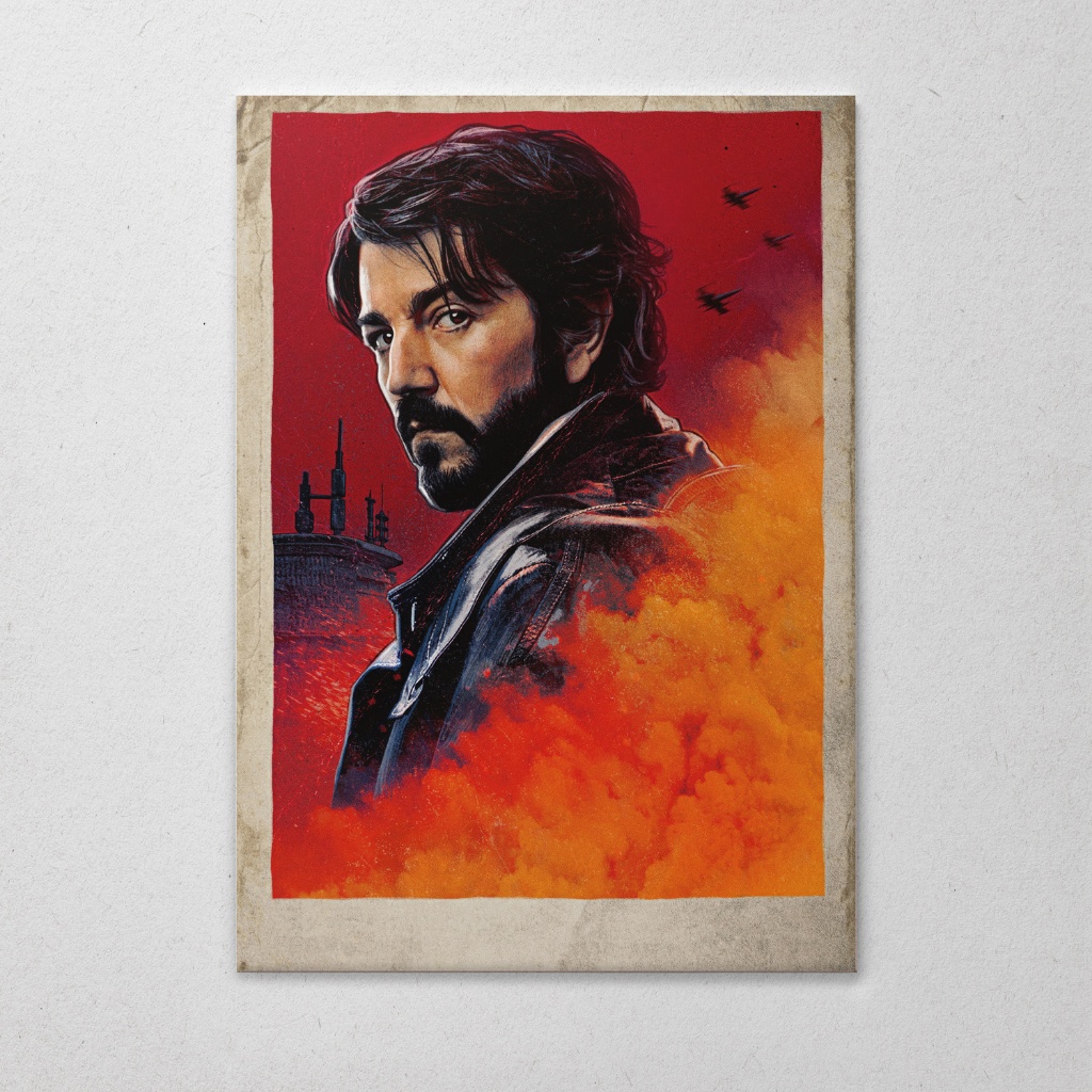 Placa Decorativa MDF Grande Andor Quadro Star Wars Decoração & Parede