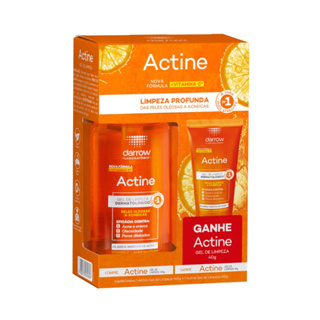 Kit Gel de Limpeza Facial Actine Pele Acneica 140g + Gratis 40g em Oferta na Shopee