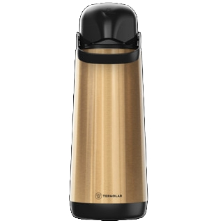 Garrafa Térmica Lúmina Gold 1.8L Termolar em Oferta na Shopee