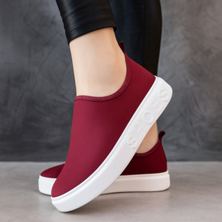 Tenis Sapatenis Shoes Feminina Casual Slipe-On Promoção em Oferta na Shopee