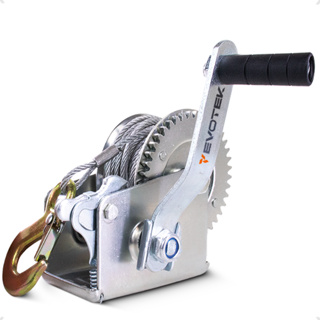 Guincho Manual Catraca 800lbs 360kg Cabo de Aço 8m Carretinha Barco Reboque Reforçado Profissional em Oferta na Shopee