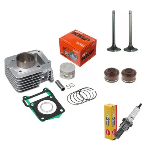 Kit Cilindro Motor Kmp Valvulas Yamaha Xtz 125 2003 A 2016