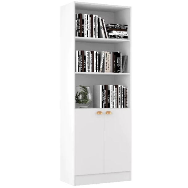 Estante Livreiro Multiuso Organizador c/ 2 Portas e&a em Oferta na Shopee