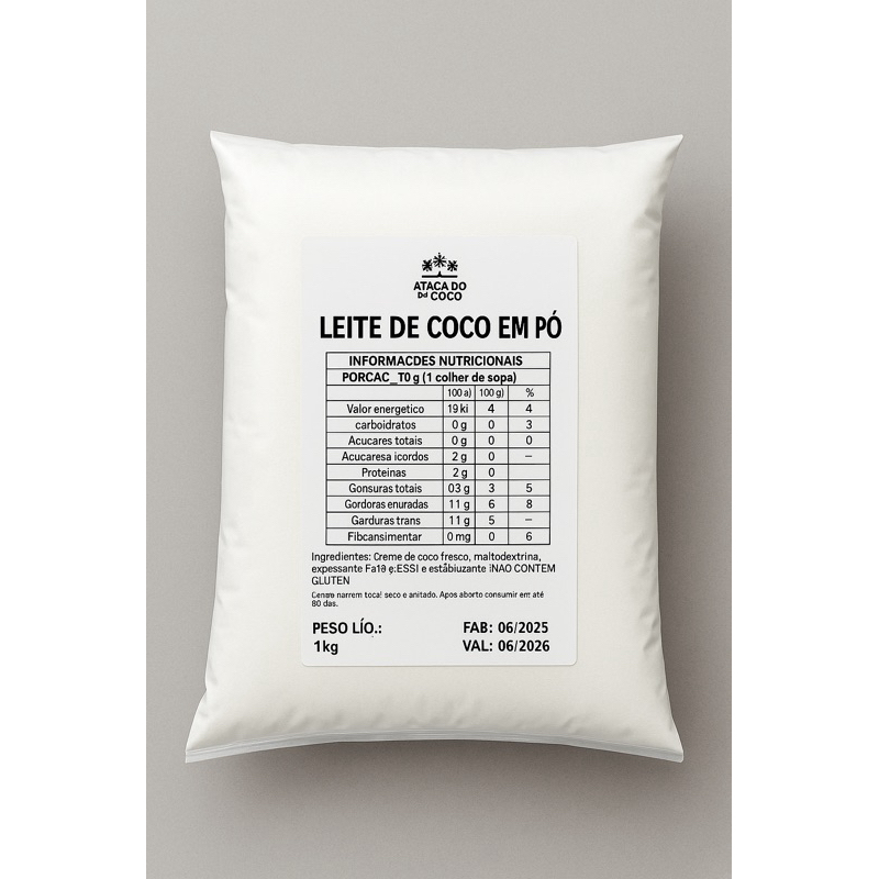 Leite de coco 100% Natural