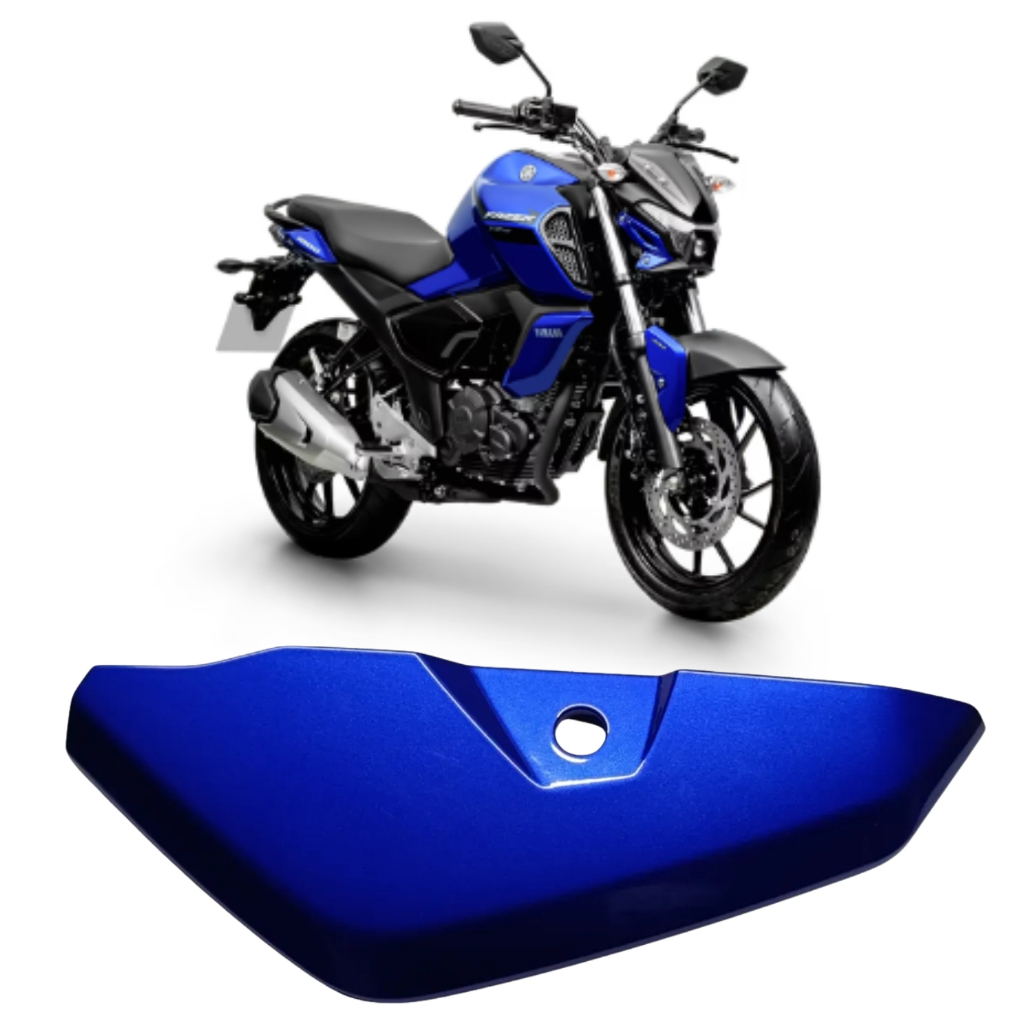 Acabamento Carenagem Lateral Paralama Direito Fz15 Azul Yamaha Original 2023 2024 2025