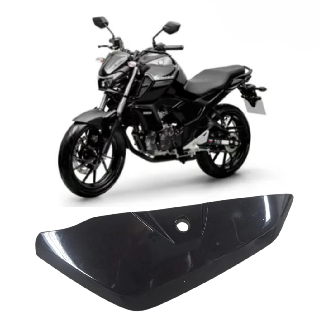 Protetor Paralama Lateral Esquerdo Yamaha Fz15 Fazer 2023 2024 2025