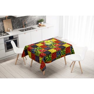 Toalha de Mesa 6 Lugares Térmica e Impermeável – Alta Qualidade – 2,00m x 1,40m em Oferta na Shopee