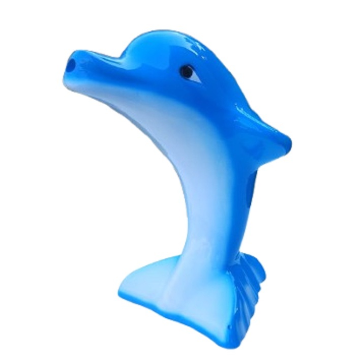cascata p/ picina golfinho baby , azul claro
