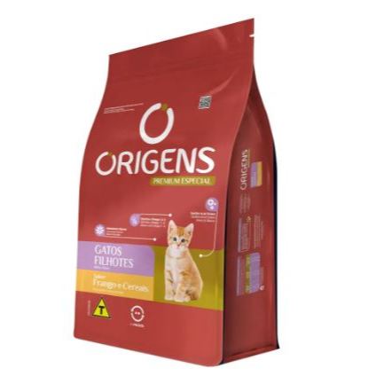 Ração Origens Gatos Filhotes Frango e Cereais 3kg