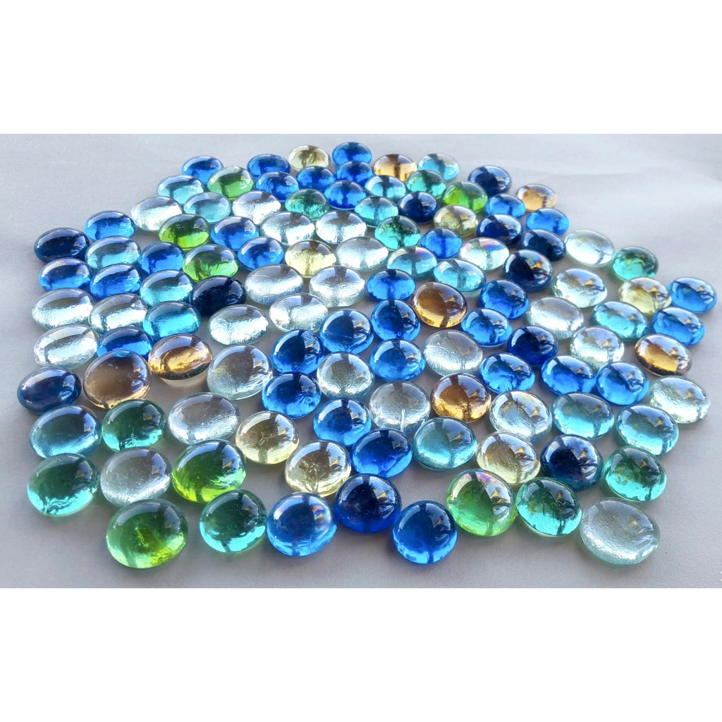 Gema Pedra de Vidro Decorativa para Aquário Vaso Festa - Cores Mistas